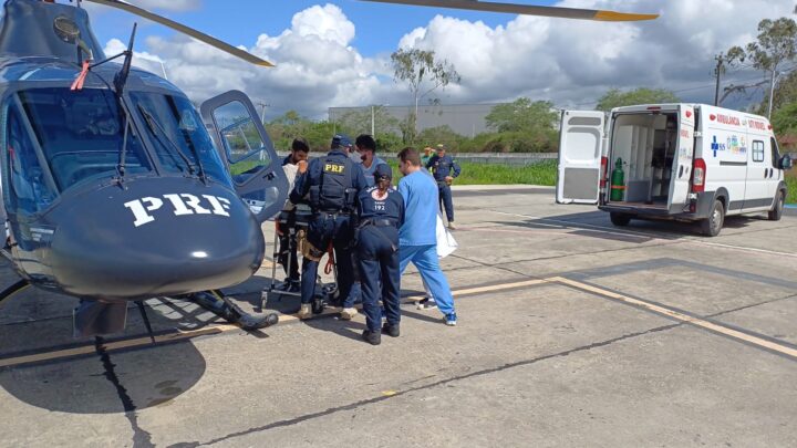 Vítima de picada de cobra em Surubim é transportada de helicóptero para Caruaru