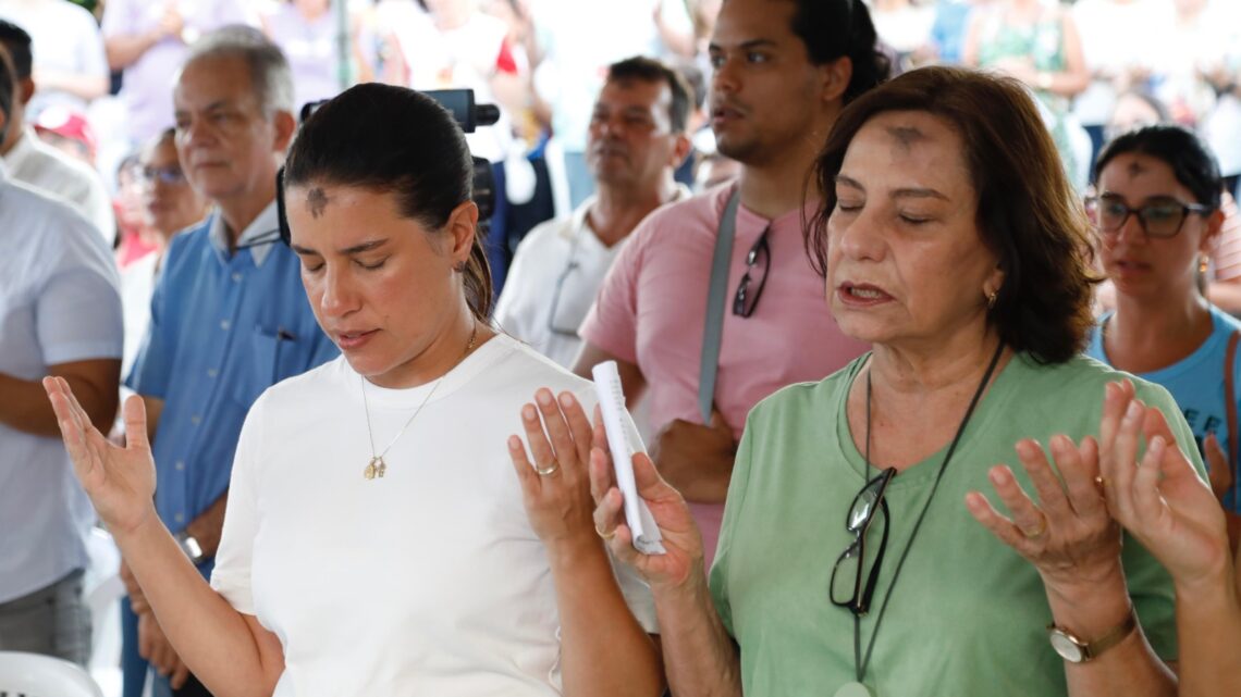 Governadora Raquel Lyra participa do início da Campanha da Fraternidade 2025