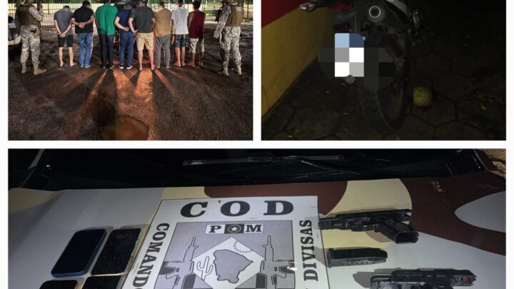 PM prende 08 suspeitos que planejavam matar médico