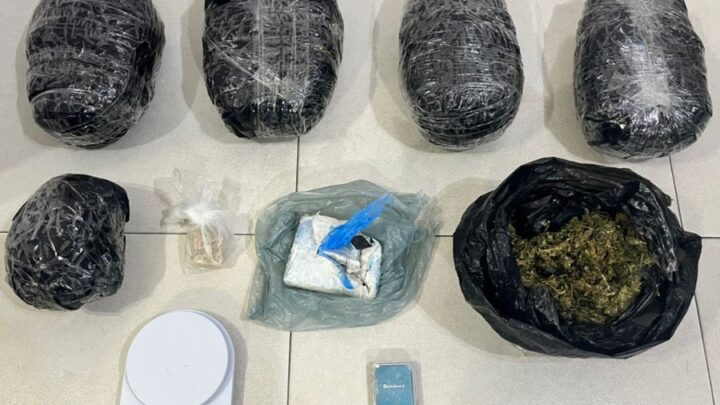 Homem é preso com quase 5kg de maconha