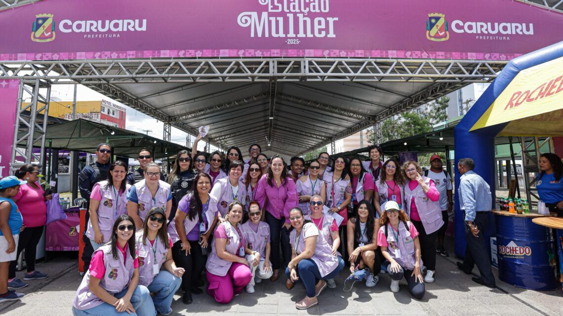 Centenas de mulheres prestigiaram a programação do Estação Mulher