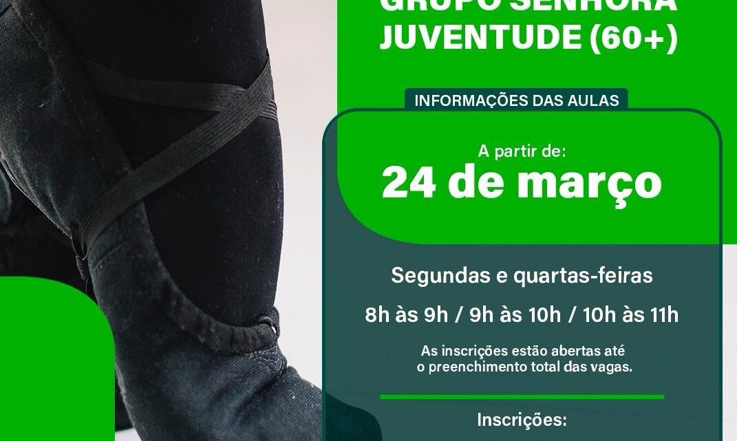 Secretaria da Mulher oferta aulas de dança gratuitas para a terceira idade Secretaria da Mulher oferta aulas de dança gratuitas para a terceira idade