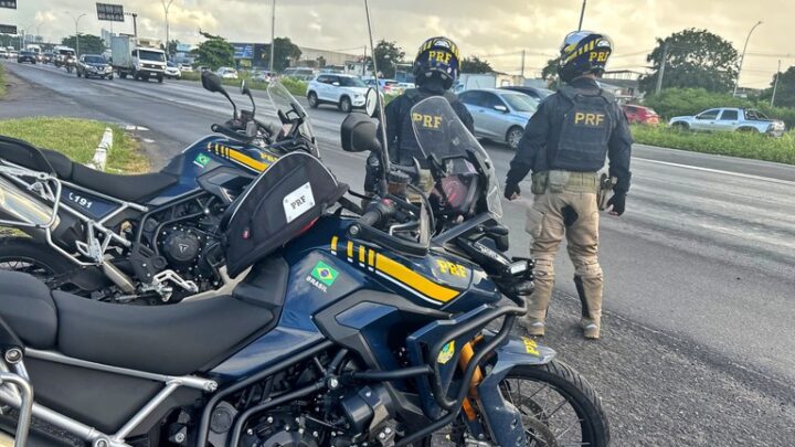 PRF realiza operação para prevenir colisões com motocicletas na BR 232