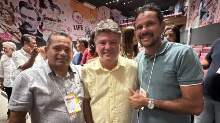 Congresso do PSB: Gil Bobinho prestigia o presidente regional do Partido Sileno Guedes