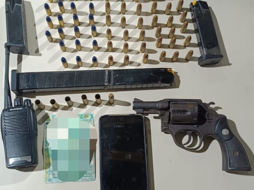 Homem é preso coma arma e munições no interior do estado