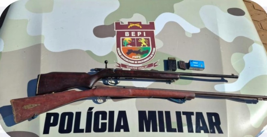 BEPI apreende armas de fogo durante Operação Cactus