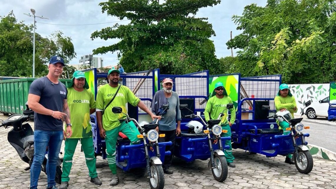 Em Maceió, Anderson Correia visita programa que substitui carroças por triciclos elétricos e propõe implantação em Pernambuco