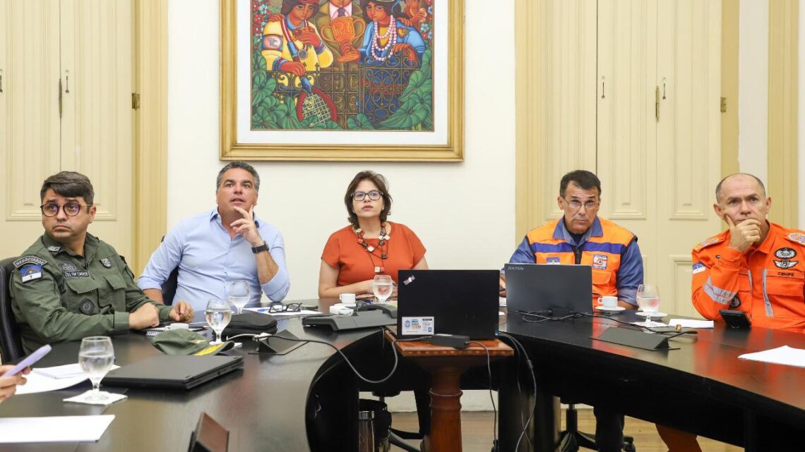 Governo-PE reúne prefeitos da Região Metropolitana do Recife e da Mata Sul em trabalho integrado de monitoramento das chuvas