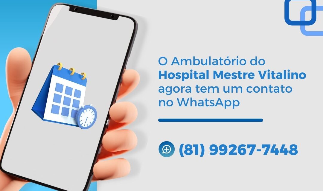 HMV lança WhatsApp para agendamento de consultas de pacientes egressos
