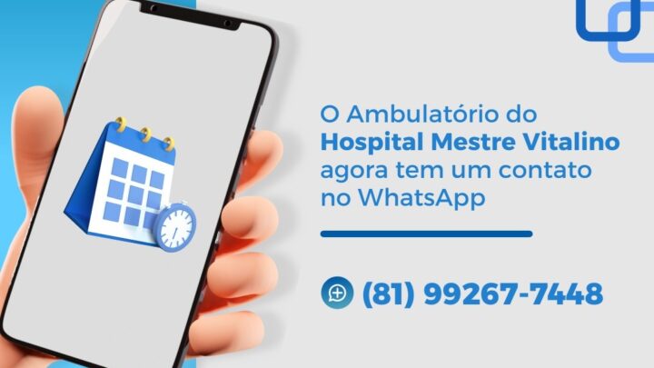 HMV lança WhatsApp para agendamento de consultas de pacientes egressos
