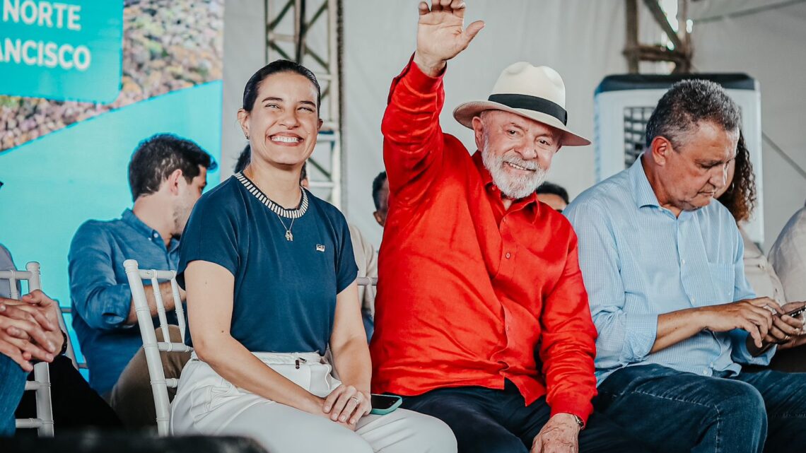 Governadora Raquel Lyra e presidente Lula autorizam obra que vai levar mais água da transposição para 8 milhões de nordestinos