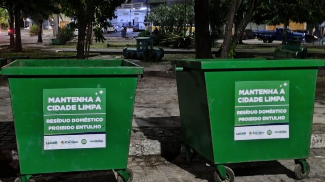 Prefeitura de Caruaru colocará contêineres de resíduos em pontos turísticos da cidade