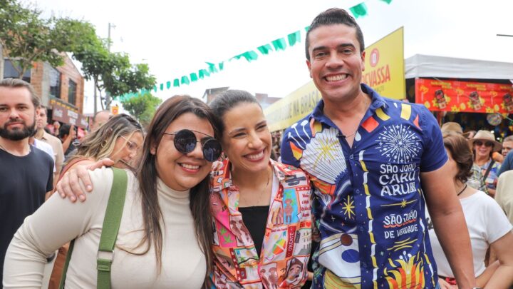 Governadora Raquel Lyra prestigia o São João do Alto do Moura, em Caruaru