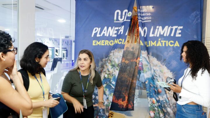 COMPESA INAUGURA INSTALAÇÃO SENSORIAL SOBRE A EMERGÊNCIA CLIMÁTICA EM ALUSÃO À SEMANA DO MEIO AMBIENTE