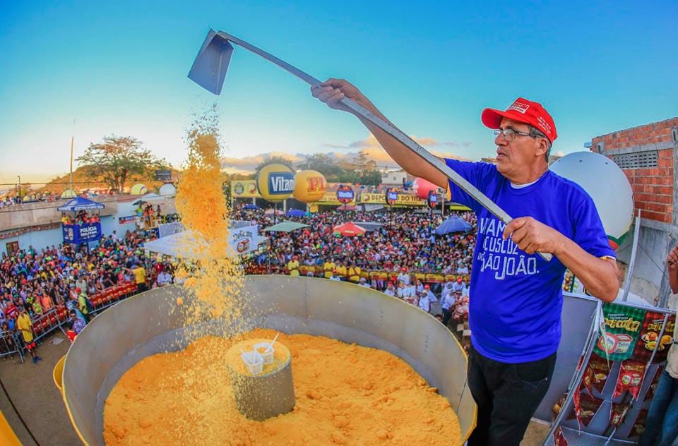 Caminhada do Forró e Maior Cuscuz do Mundo devem atrair milhares de forrozeiros ao Alto do Moura neste domingo (8)