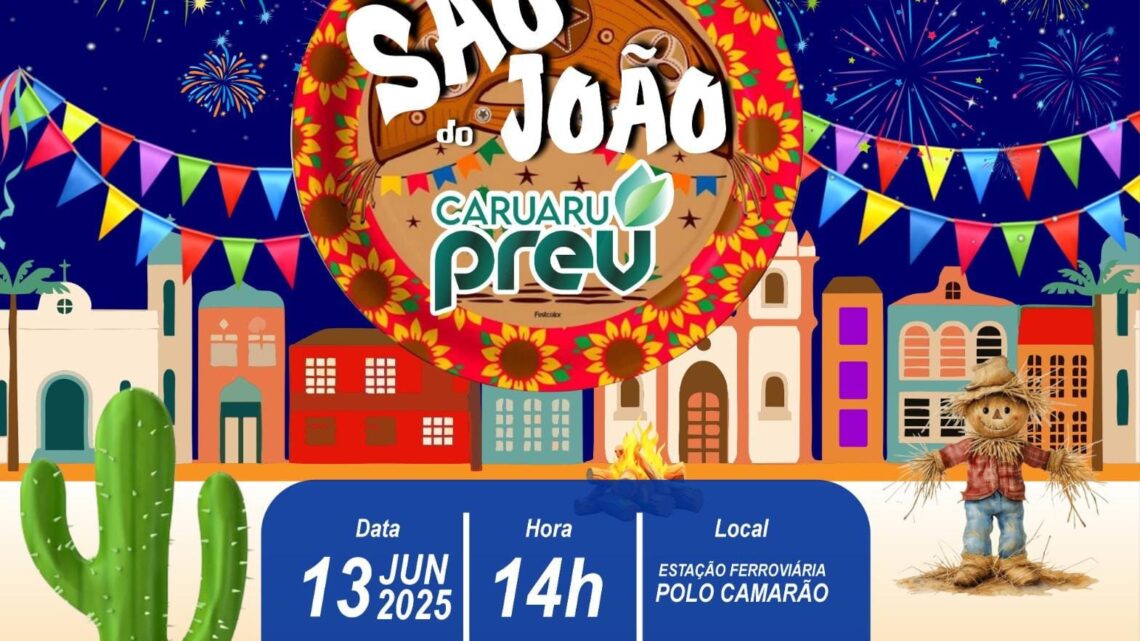 Arraiá para aposentados e pensionistas do CaruaruPrev acontece nesta sexta (13) Arraiá para aposentados e pensionistas do CaruaruPrev acontece nesta sexta (13)