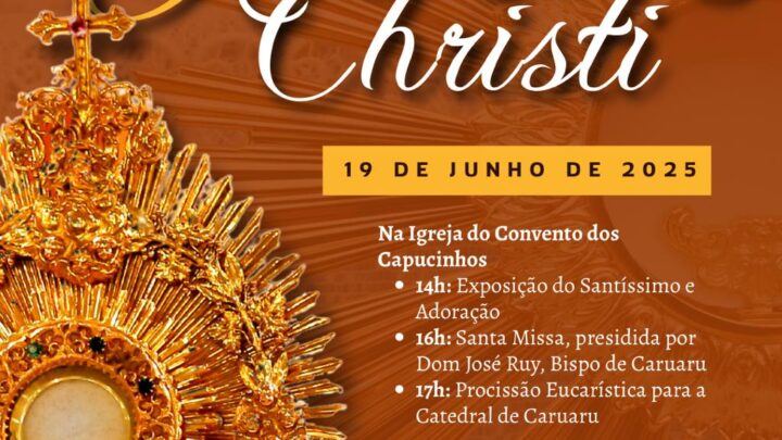 Caruaru celebra Corpus Christi com feriado municipal, procissão e grande show religioso