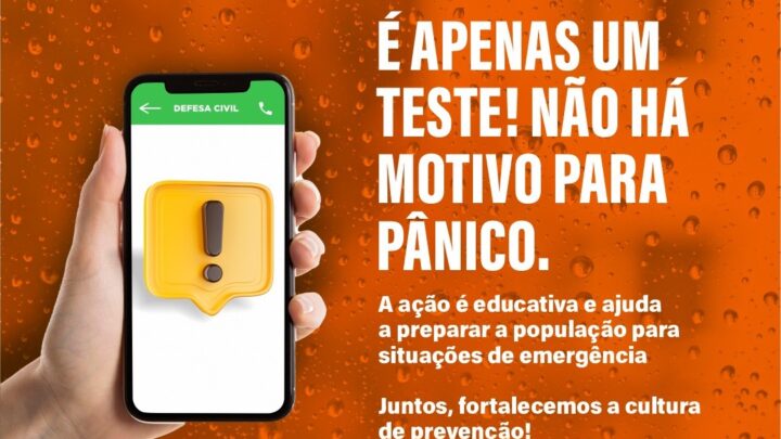 Caruaru participa de teste do sistema de alertas da Defesa Civil neste sábado (14)