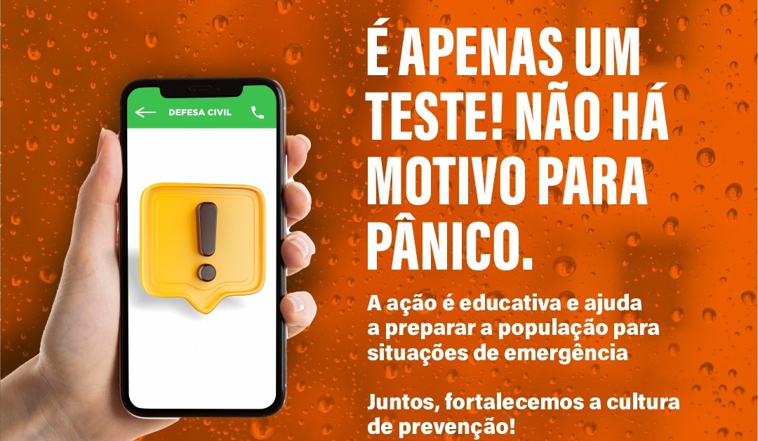 Caruaru participa de teste do sistema de alertas da Defesa Civil neste sábado (14) Caruaru participa de teste do sistema de alertas da Defesa Civil neste sábado (14)