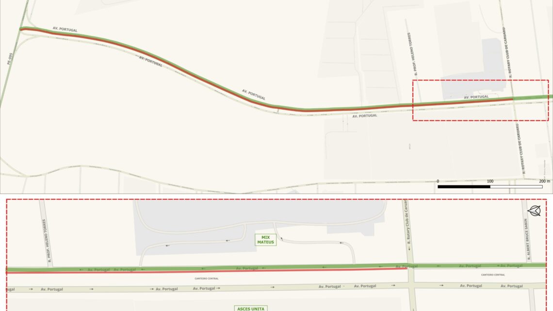 Avenida Portugal, em Caruaru, passará a contar com novo espaço para caminhada, a partir da segunda-feira (7) Avenida Portugal, em Caruaru, passará a contar com novo espaço para caminhada, a partir da segunda-feira (7)