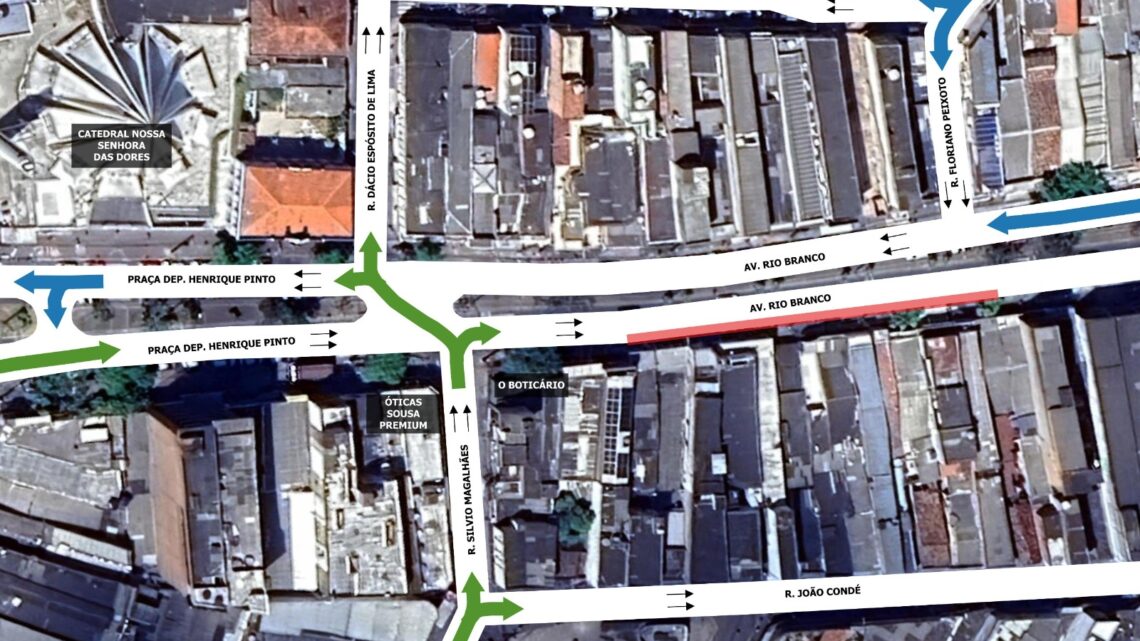 Avenida Rio Branco em Caruaru, terá novas áreas de embarque e desembarque Avenida Rio Branco em Caruaru, terá novas áreas de embarque e desembarque