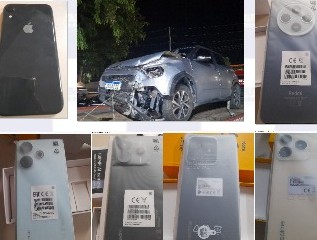 PMs recuperam 14 celulares roubados em loja