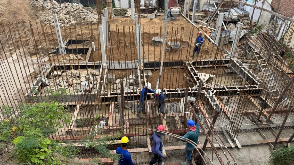 Cmei Érika Patrícia em Caruaru está sendo reformado e ampliado