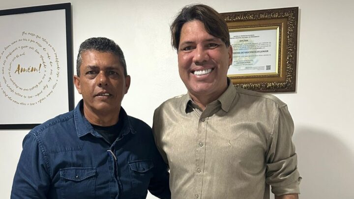 Júnior Letal recebe presidente da Liga Desportiva de Caruaru e reforça apoio ao futebol amador