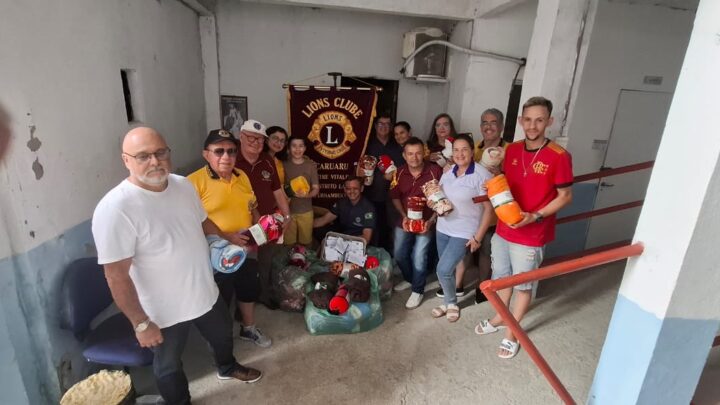 Associação dos Idosos de Encruzilhada recebe doações do Lions Clube