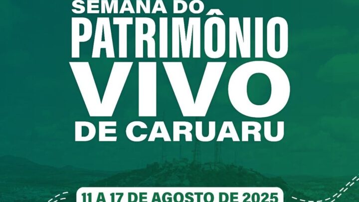 Semana do Patrimônio será celebrada com programação especial em Caruaru