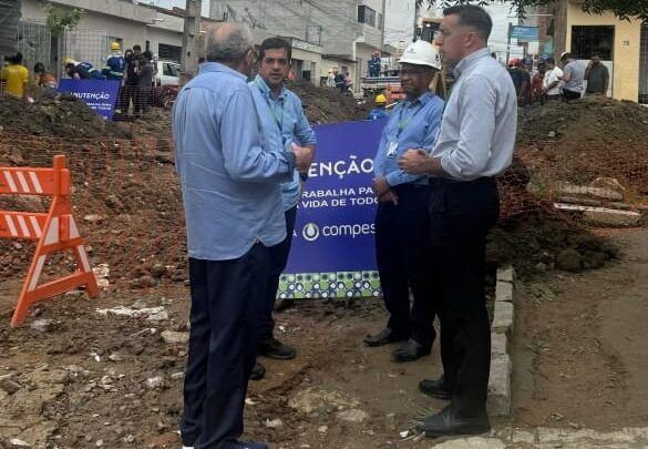 Rompimento de tubulação em Caruaru ocorreu nos testes para levar água do rio São Francisco pela interligação das adutoras do Agreste e Jucazinho