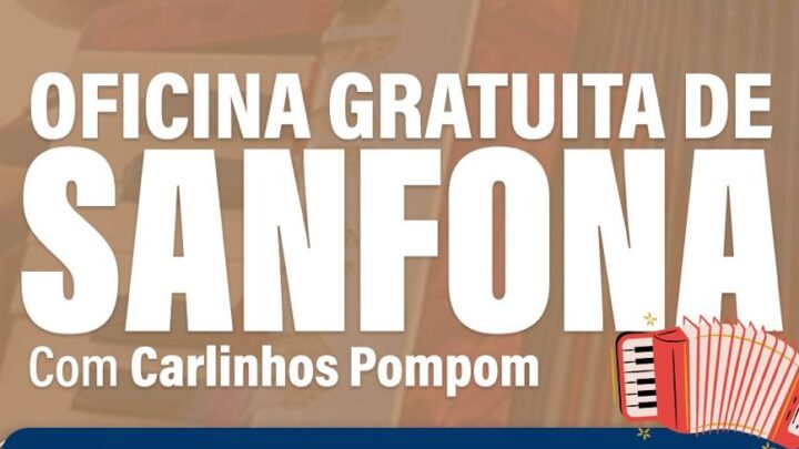 Fundação de Cultura abre inscrições para oficina gratuita de sanfona