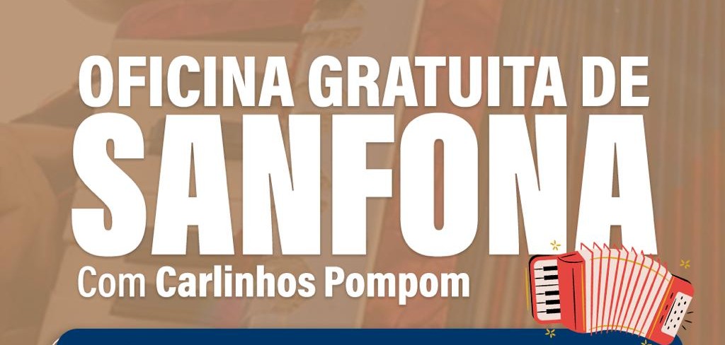 Fundação de Cultura abre inscrições para oficina gratuita de sanfona