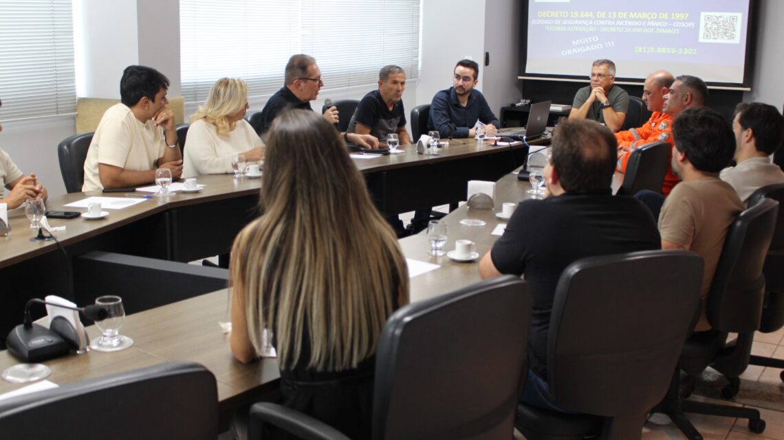 Acic discute regularização de empresas junto ao Corpo de Bombeiros para desburocratização Acic discute regularização de empresas junto ao Corpo de Bombeiros para desburocratização