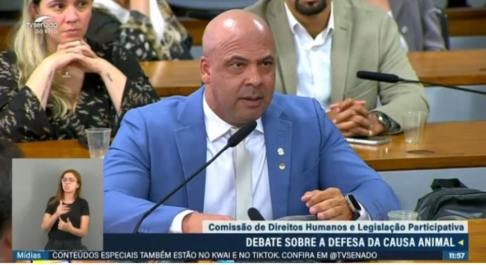 Em audiência no Senado, Anderson Correia debate Direito Animal e propõe políticas públicas animalistas