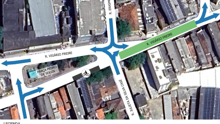 Mudanças na Rua Vigário Freire no centro de Caruaru