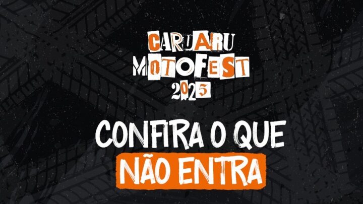 Motofest 2025: confira a lista de itens proibidos no Pátio de Eventos