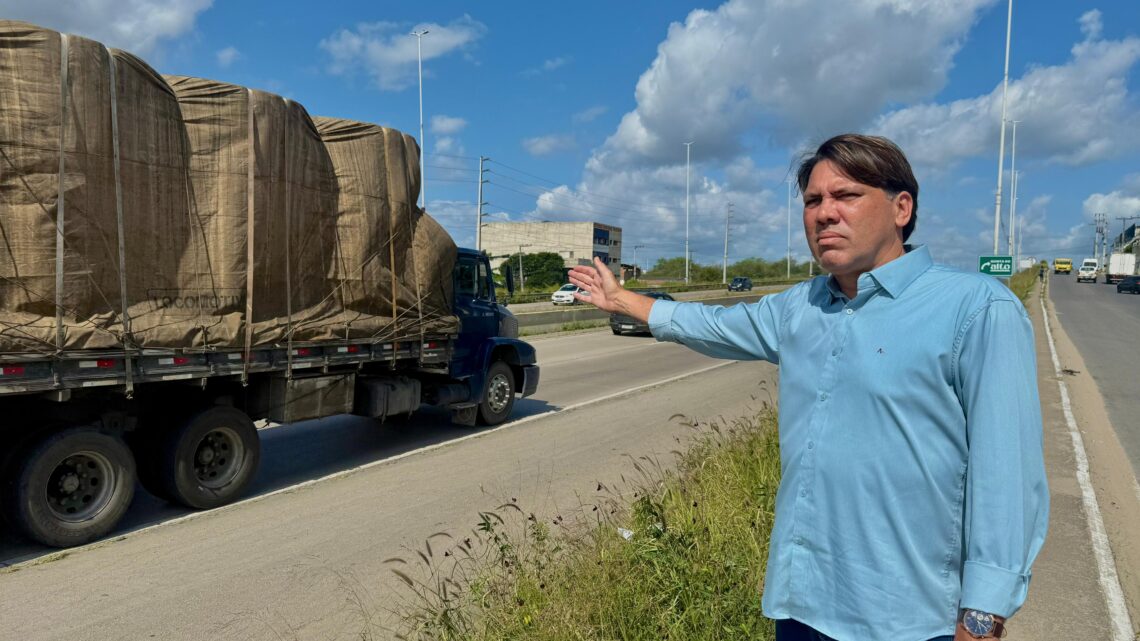 Vereador Júnior Letal reforça luta por segurança na BR-232 em Caruaru