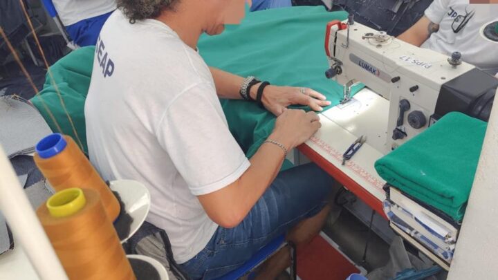 Cooperação técnica para produção de enxoval hospitalar na Penitenciária de Caruaru