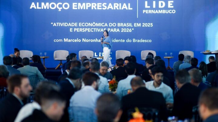 Governadora em exercício Priscila Krause destaca avanços na gestão fiscal e na retomada da confiança empresarial do Estado em evento do LIDE Pernambuco