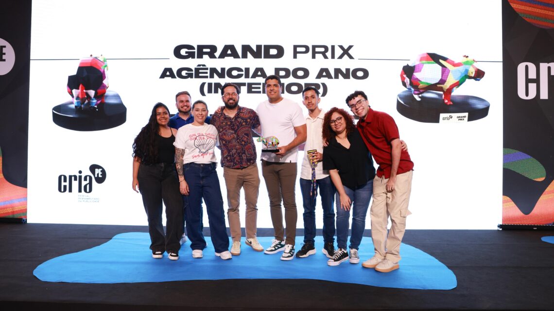 Buzz Lab fica entre as melhores agências do CRIA-PE 2025, conquista o Grand Prix de Agência Destaque do Interior e lidera prêmios no setor imobiliário