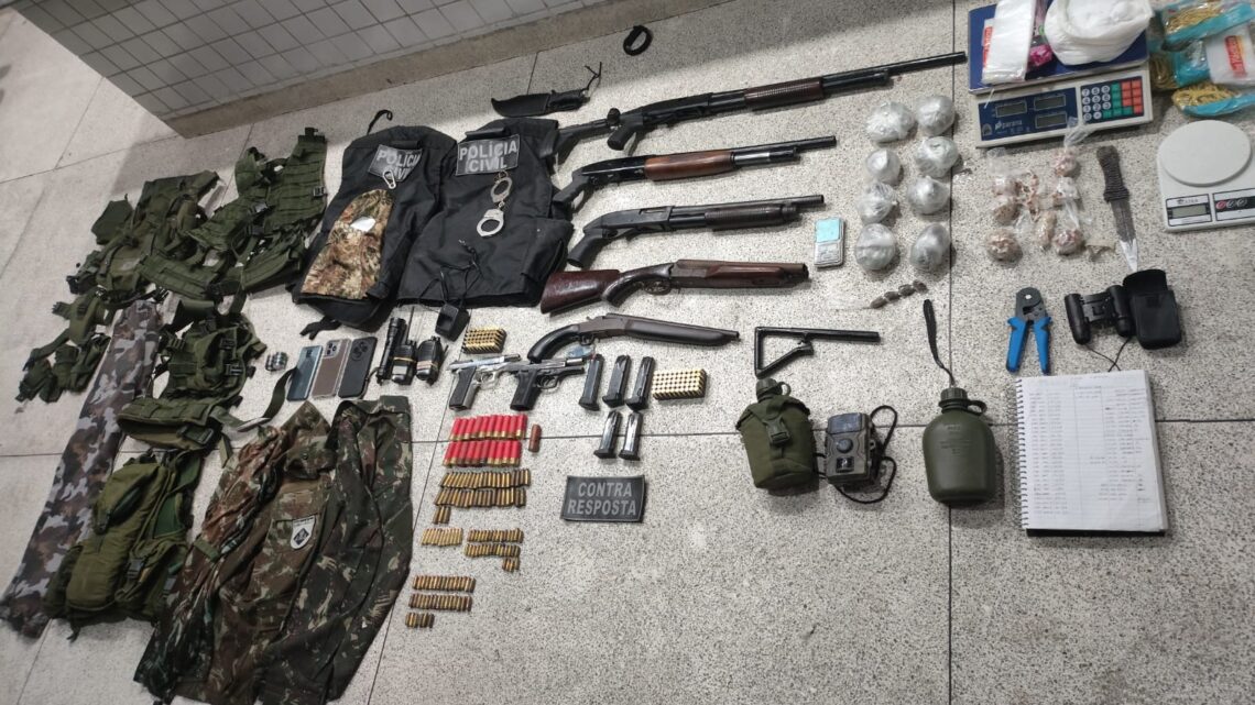 PM prende suspeito de envolvimento em assaltos a bancos e tráfico de drogas