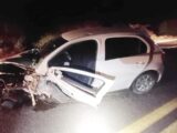 Sete feridos, após colisão frontal entre dois carros na BR 232