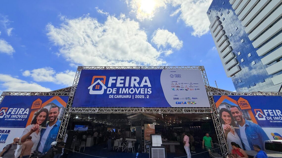 Morar Bem PE ­– Entrada Garantida realiza sonho da casa própria e fortalece mercado imobiliário e da construção civil na Feira de Imóveis de Caruaru