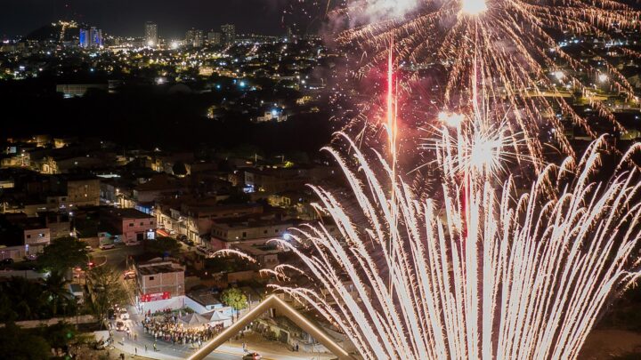 “Estamos trabalhando bastante para continuar avançando”, destacou o prefeito de Caruaru, Rodrigo Pinheiro, durante a inauguração da Ponte Anastácio Rodrigues