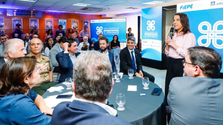 Em fórum da FIEPE, governadora Raquel Lyra destaca avanços na infraestrutura para receber Escola de Sargentos do Exército