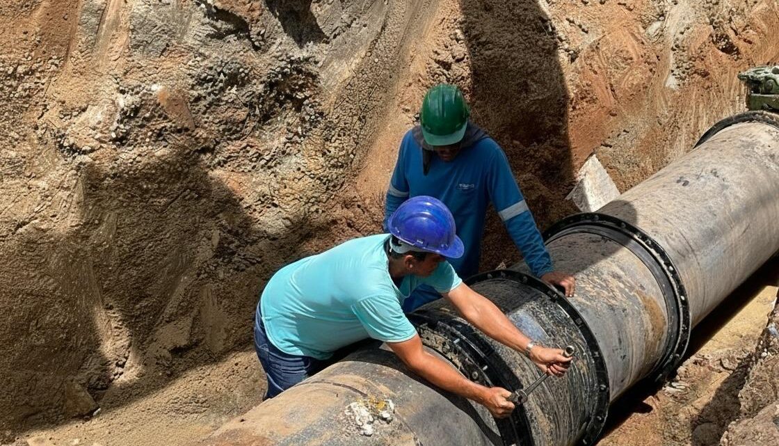 Compesa retoma testes da inversão da Adutora de Jucazinho