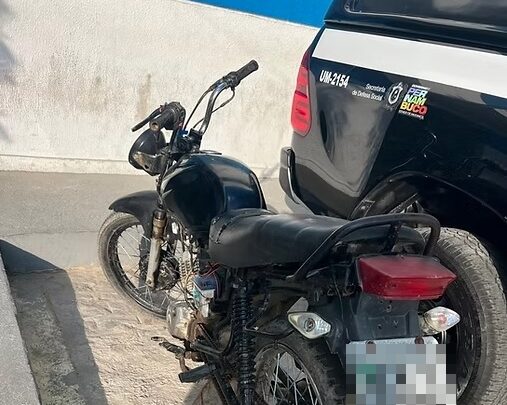 Homem é preso em Caruaru com moto roubada há quatro anos