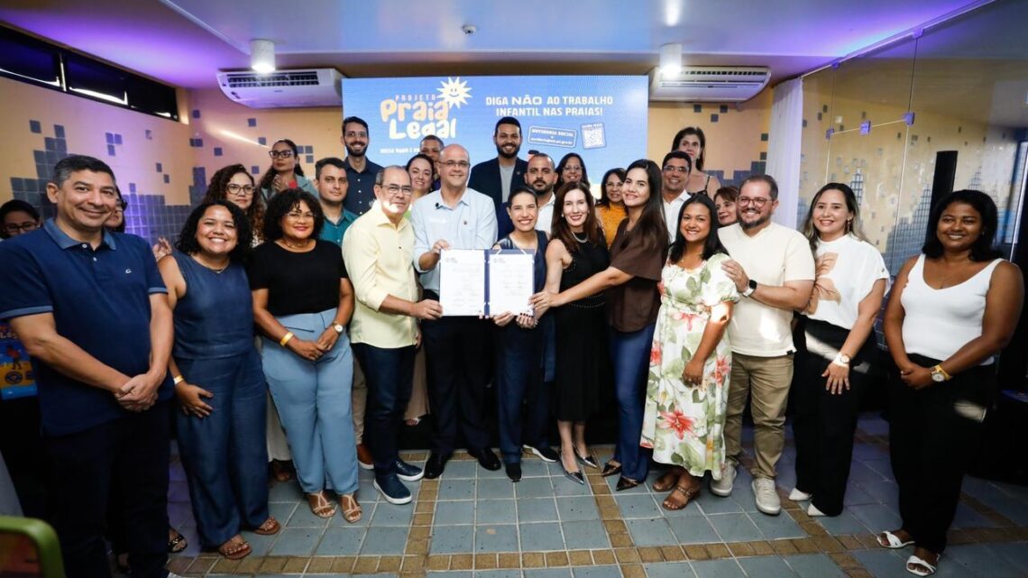 Governadora Raquel Lyra lança 8ª edição do projeto Praia Legal para combater o trabalho infantil