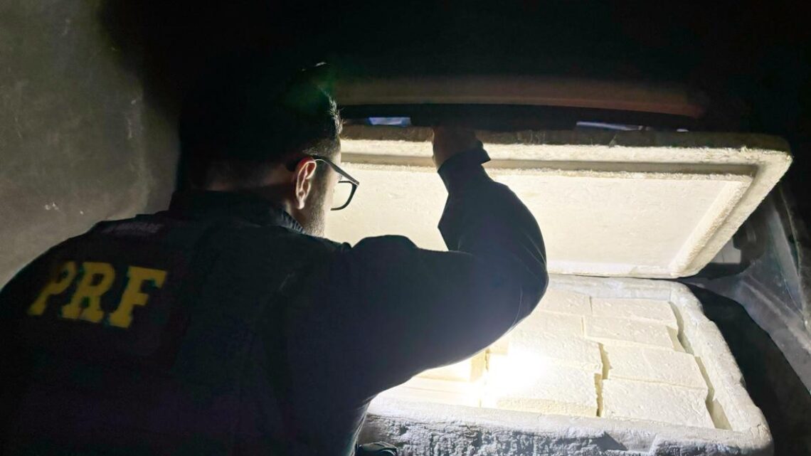 PRF apreende 180 Kg de queijo sem refrigeração